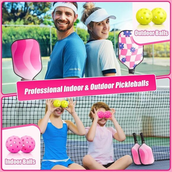 NWT- Pickleball Set of Two (Pink) - Picture 3 of 6